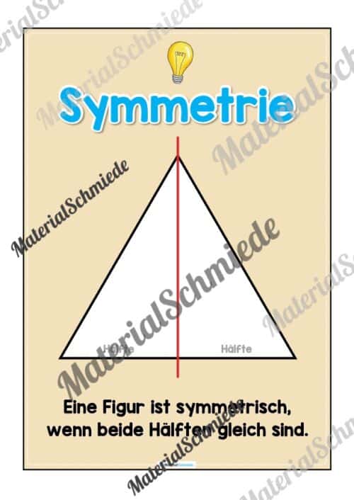 Achsensymmetrie Tafelmaterial (Arbeitsblatt 06)