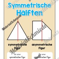 Achsensymmetrie Tafelmaterial (Arbeitsblatt 09)