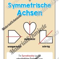 Achsensymmetrie Tafelmaterial (Arbeitsblatt 10)