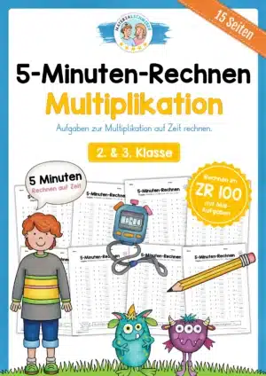 5-Minuten-Rechnen: Multiplikation im Zahlenraum 100