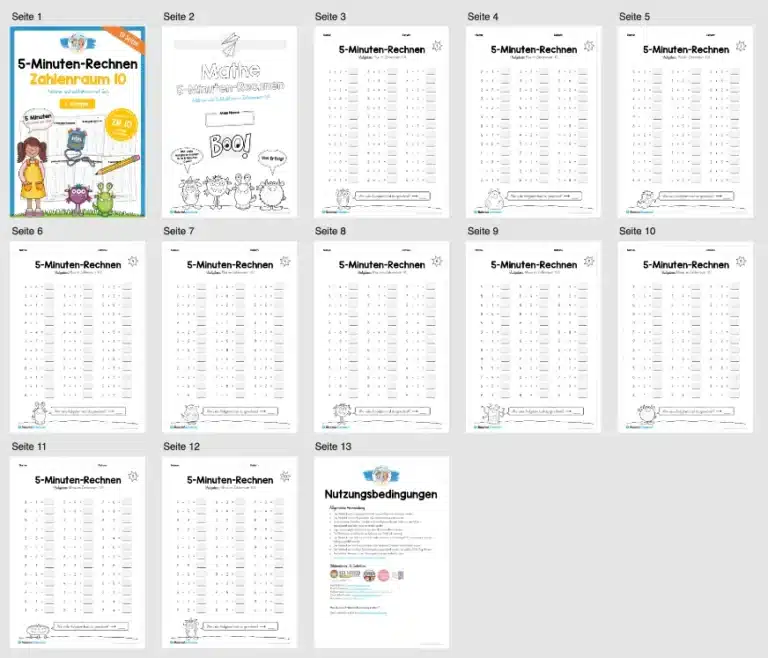 materialschmiede-mathe-addition-subtraktion-5-minuten-rechnen-zr10-ueberblick-zg materialschmiede-mathe-addition-subtraktion-5-minuten-rechnen-zr10-ueberblick-zg