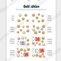 Materialpaket: Geld & Euro - Geld zählen