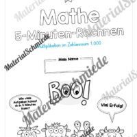 5-Minuten-Rechnen: 10er-Einmaleins ZR 1.000 (Arbeitsblatt 01)