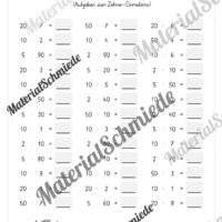 5-Minuten-Rechnen: 10er-Einmaleins ZR 1.000 (Arbeitsblatt 05)