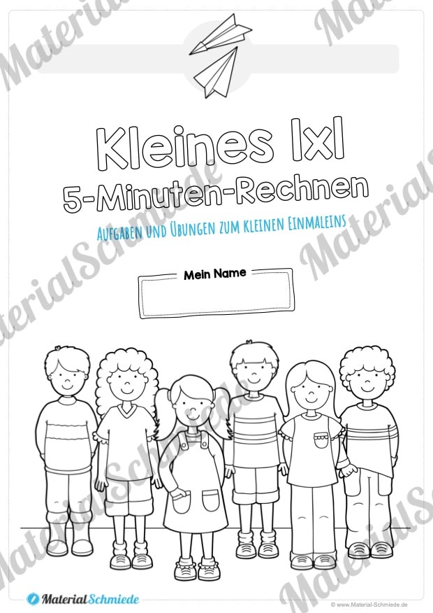 Kleines Einmaleins: 5-Minuten-Rechnen (Deckblatt)