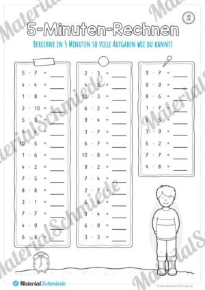 Kleines Einmaleins: 5-Minuten-Rechnen (Vorschau 02)