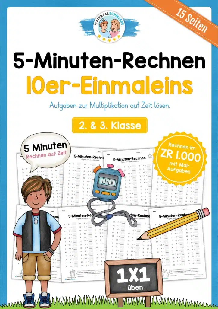 5-Minuten-Rechnen: 10er-Einmaleins ZR 1.000