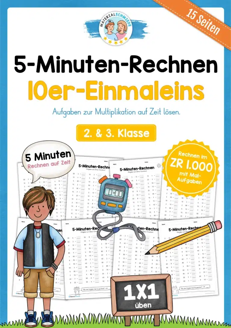 5-Minuten-Rechnen: 10er-Einmaleins ZR 1.000