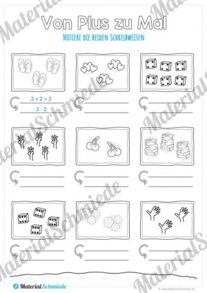 Kleines Einmaleins: Einstiegsaufgaben – Von Plus zu Mal (Vorschau 07)