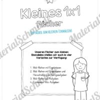 Kleines Einmaleins: Fächer (Vorschau 01)