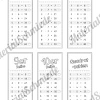 Kleines Einmaleins: Fächer (Vorschau 05)