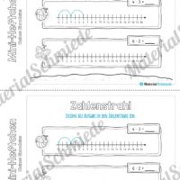 Kleines Einmaleins: Mini-Heft (Zahlenstrahl)