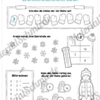 Kleines Einmaleins: Reihen von 1-10 (2er-Reihe)