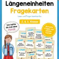 Fragekarten: Thema Längen (2. & 3. Klasse)