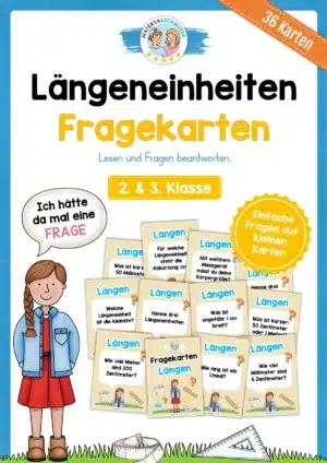 Fragekarten: Thema Längen (2. & 3. Klasse)