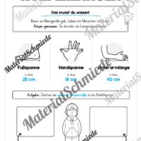 Arbeitsheft Längen: Grundwissen (2. & 3. Klasse) - Arbeitsblatt 02