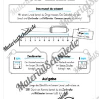 Arbeitsheft Längen: Grundwissen (2. & 3. Klasse) - Arbeitsblatt 06