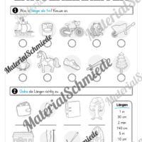 Arbeitsheft Längen: Grundwissen (2. & 3. Klasse) - Arbeitsblatt 09