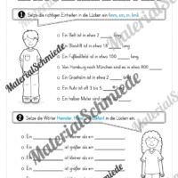Arbeitsheft Längen: Grundwissen (2. & 3. Klasse) - Arbeitsblatt 12