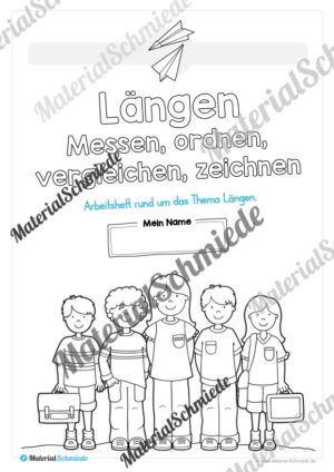 Längen Arbeitsheft: Messen (2. & 3. Klasse) – Arbeitsblatt 01