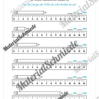 Längen Arbeitsheft: Messen (2. & 3. Klasse) - Arbeitsblatt 04