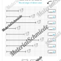 Längen Arbeitsheft: Messen (2. & 3. Klasse) - Arbeitsblatt 05
