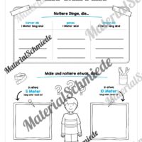 Längen Arbeitsheft: Messen (2. & 3. Klasse) - Arbeitsblatt 11