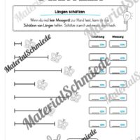 Längen Arbeitsheft: Messen (2. & 3. Klasse) - Arbeitsblatt 14