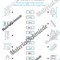 Längen Arbeitsheft: Messen (2. & 3. Klasse) - Arbeitsblatt 16