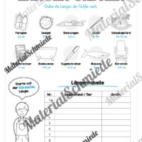 Längen Arbeitsheft: Messen (2. & 3. Klasse) - Arbeitsblatt 18