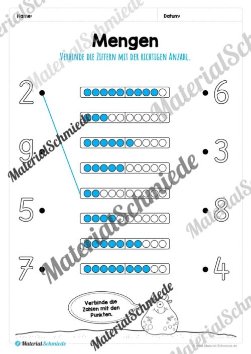 Mengen im Zahlenraum 10 (Vorschau 05)
