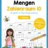 Mengen im Zahlenraum 10 (20 Arbeitsblätter) [Digital]