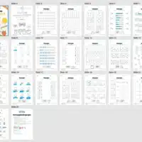 Übungsheft: Mengen / Mengenverhältnisse im Zahlenraum 10 (20 Arbeitsblätter) - Überblick
