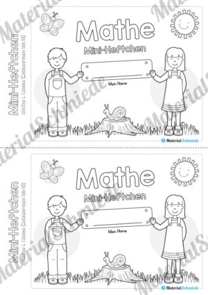 Mini-Heft: Mathe für die 1. Klasse – Zahlenraum 10 (Deckblatt)