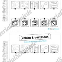 Mini-Heft: Mathe für die 1. Klasse - Zahlenraum 10 (Zahlen & verbinden)