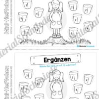 Mini-Heft: Mathe für die 1. Klasse - Zahlenraum 10 (Zahlen ergänzen)