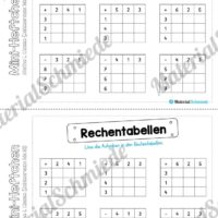 Mini-Heft: Mathe für die 1. Klasse - Zahlenraum 10 (Rechentabellen)