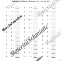 5-Minuten-Rechnen: Multiplikation im Zahlenraum 100 (Vorschau 04)