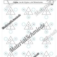 Materialpaket Rechendreiecke: Zahlenraum 10 & 20 (Vorschau 05)