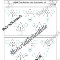 Materialpaket Rechendreiecke: Zahlenraum 10 & 20 (Vorschau 08)
