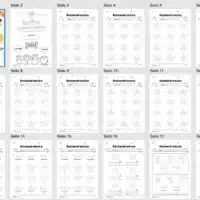 Rechendreiecke: Zahlenraum 10 & 20 (17 Arbeitsblätter) - Überblick