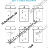 Rechenhäuser im Zahlenraum 10 (Vorschau 07)