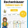 Rechenhäuser im Zahlenraum 10 (15 Arbeitsblätter) [Digital]