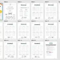 Rechenhäuser im Zahlenraum 10 (15 Arbeitsblätter) - Überblick