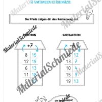 Rechenhäuser im Zahlenraum 20 (Vorschau 02)