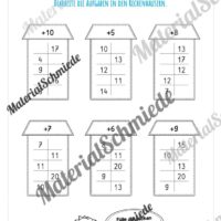Rechenhäuser im Zahlenraum 20 (Vorschau 08)
