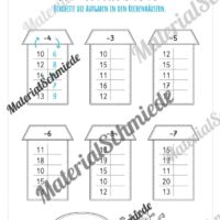 Rechenhäuser im Zahlenraum 20 (Vorschau 09)