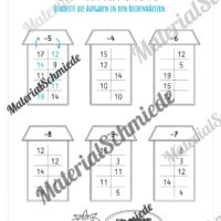 Rechenhäuser im Zahlenraum 20 (Vorschau 12)