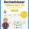 Rechenhäuser im Zahlenraum 20 (15 Arbeitsblätter) [Digital]