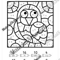 8 Rechenmalblätter: Kleines 1x1 (Vorschau 06)